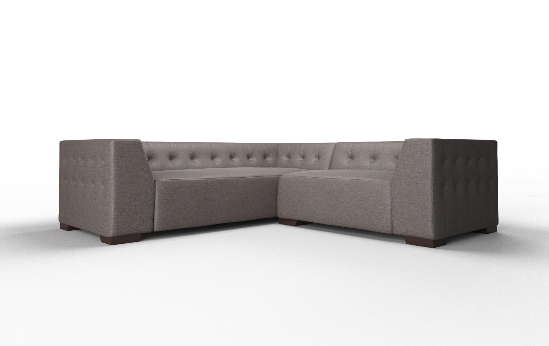 Palermo Oscar chocolate Sectional Espresso Legs  1