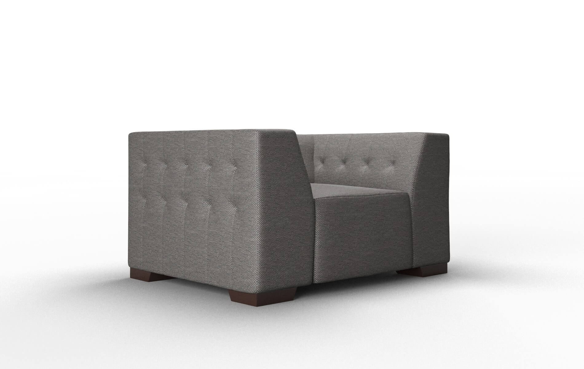 Palermo Oscar Grey Chair espresso legs 2