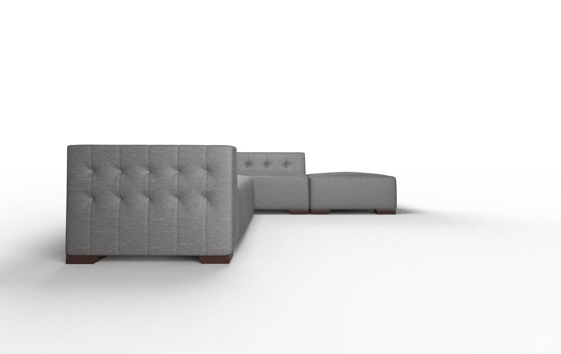 Palermo Oscar Grey Panel espresso legs 3