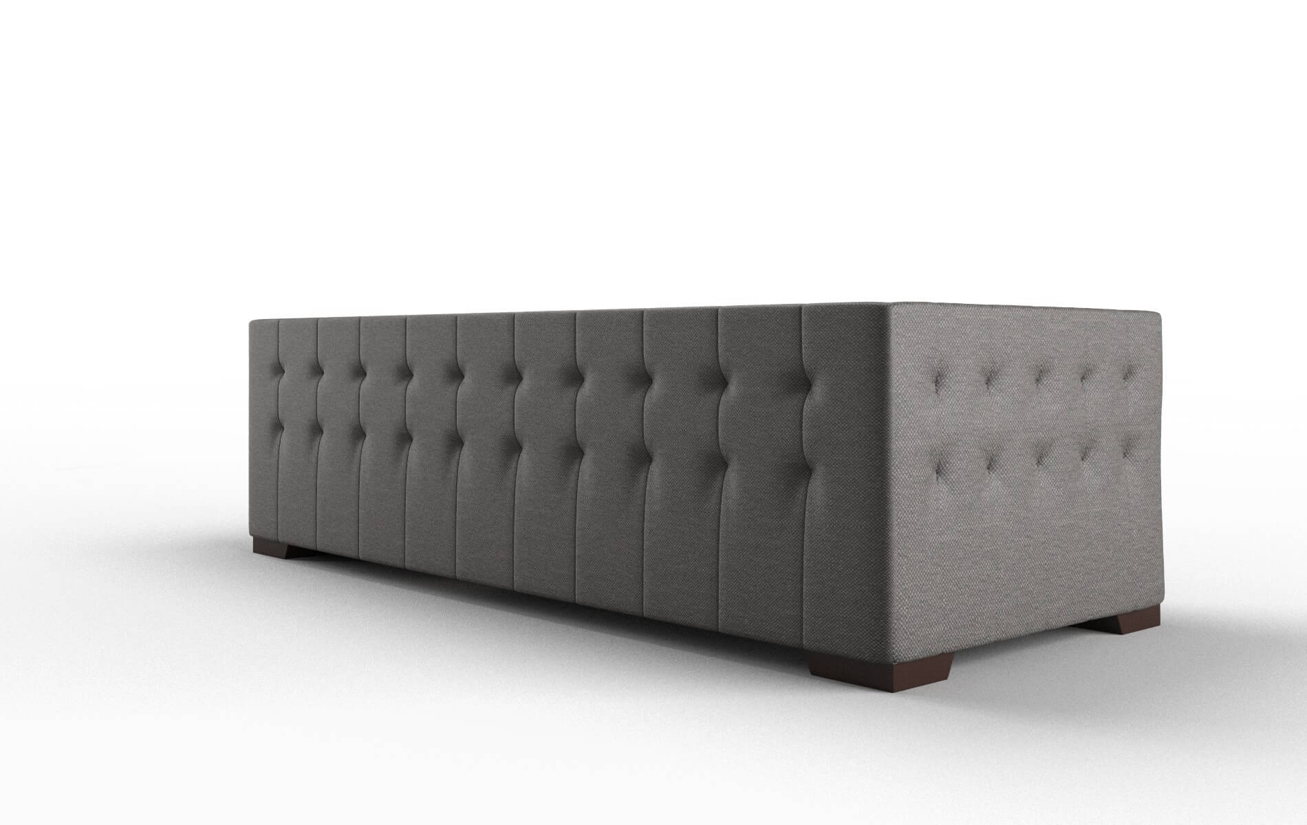 Palermo Oscar Grey Sofa espresso legs 5