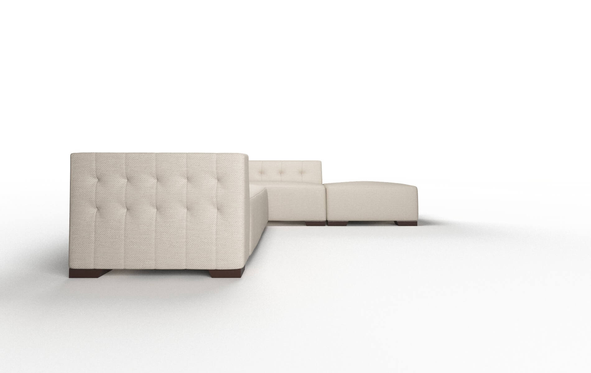 Palermo Oscar Linen Panel espresso legs 3