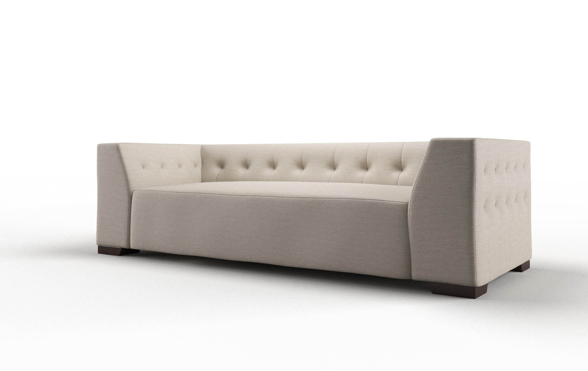 Palermo Oscar Linen Sofa espresso legs 4