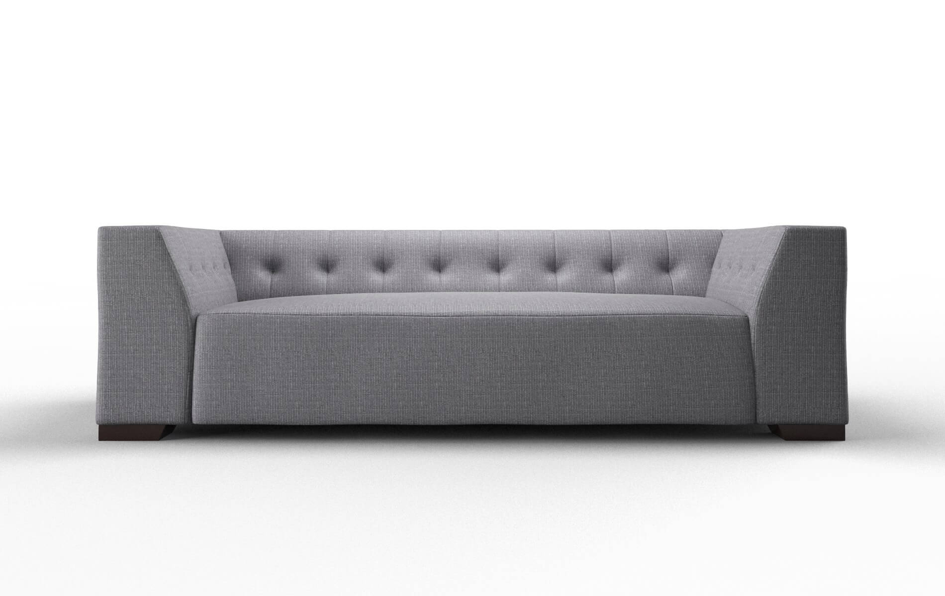 Palermo Parker Ash Sofa espresso legs 1