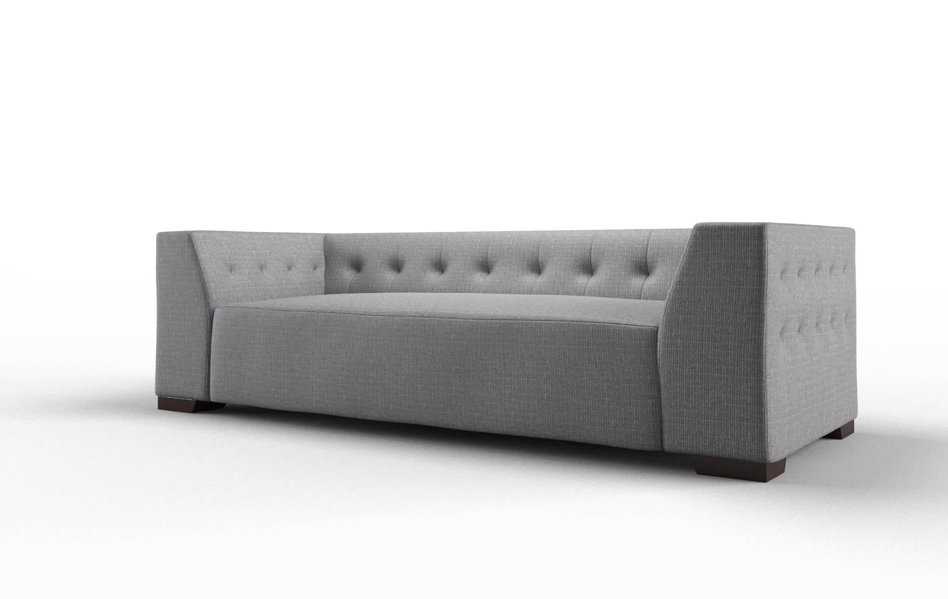 Palermo Parker Ash Sofa espresso legs 4