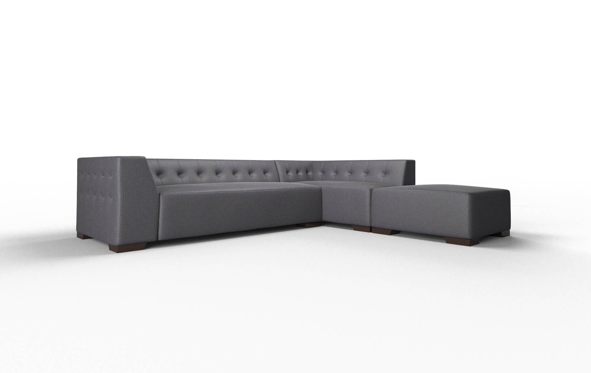 Palermo Parker Charcoal Panel espresso legs 2