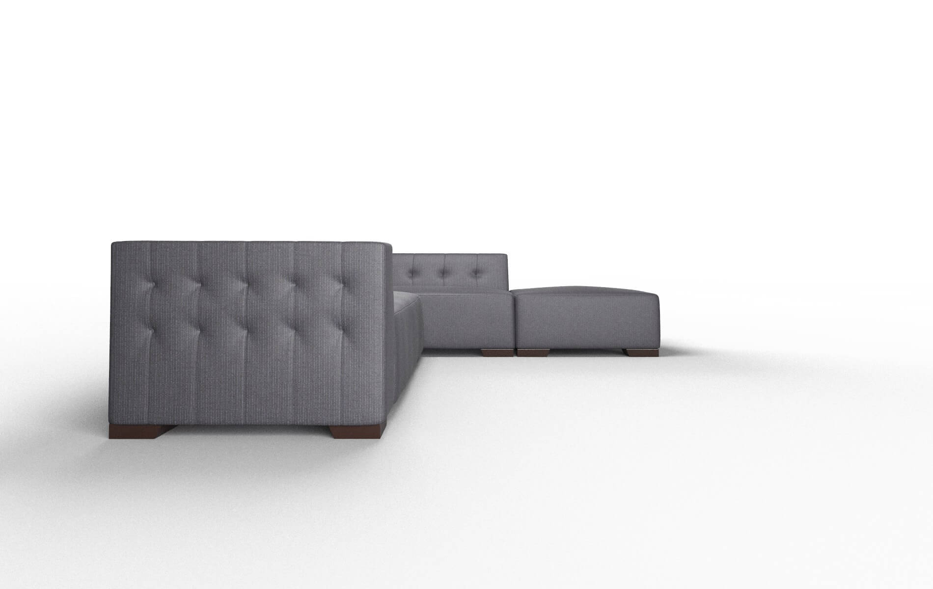 Palermo Parker Charcoal Panel espresso legs 3