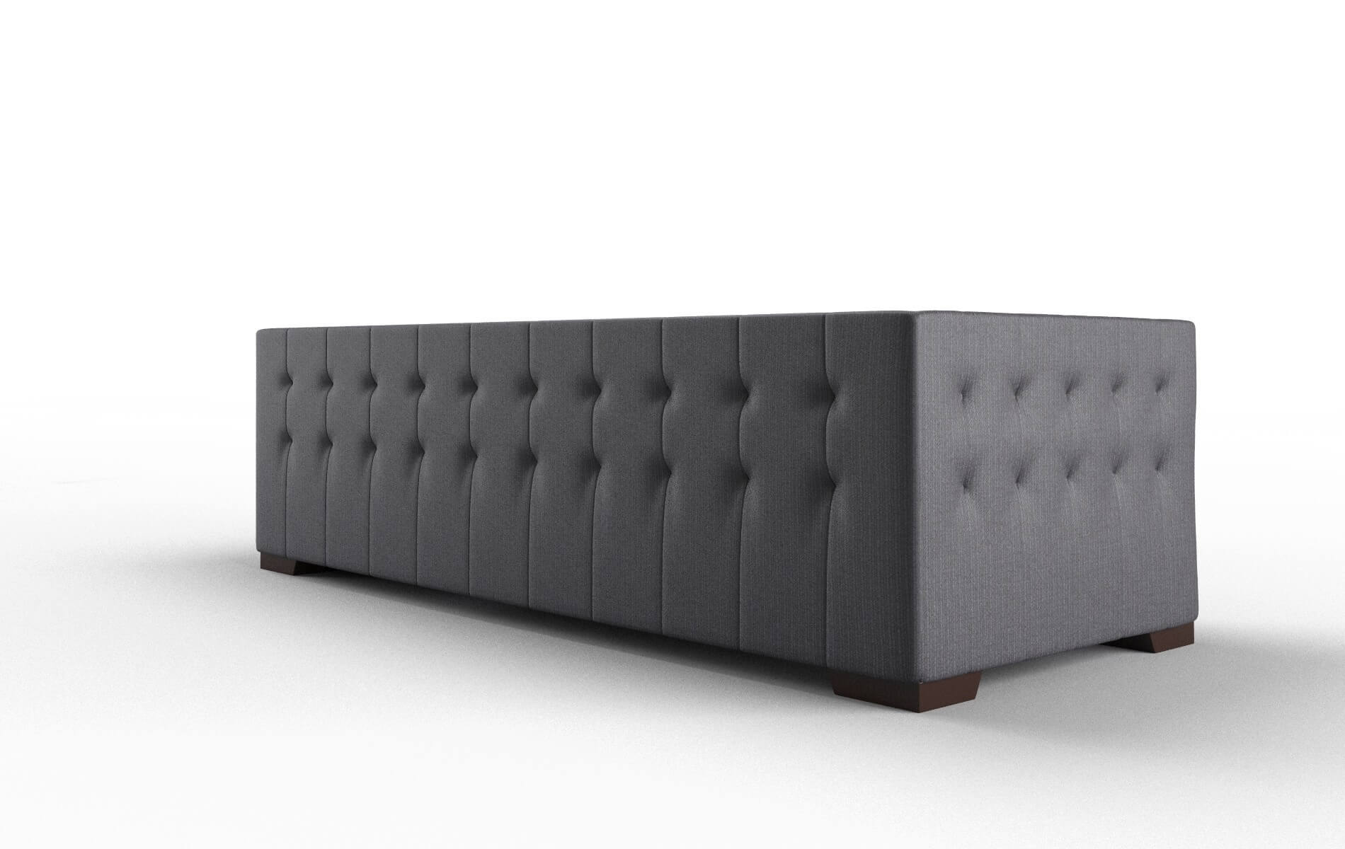 Palermo Parker Charcoal Sofa espresso legs 5