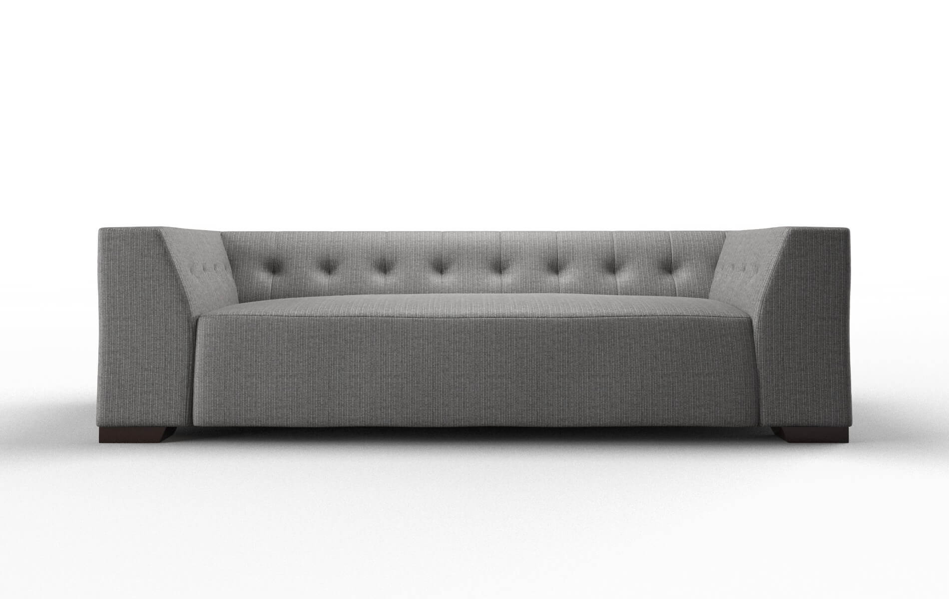 Palermo Parker Graphite Sofa espresso legs 1