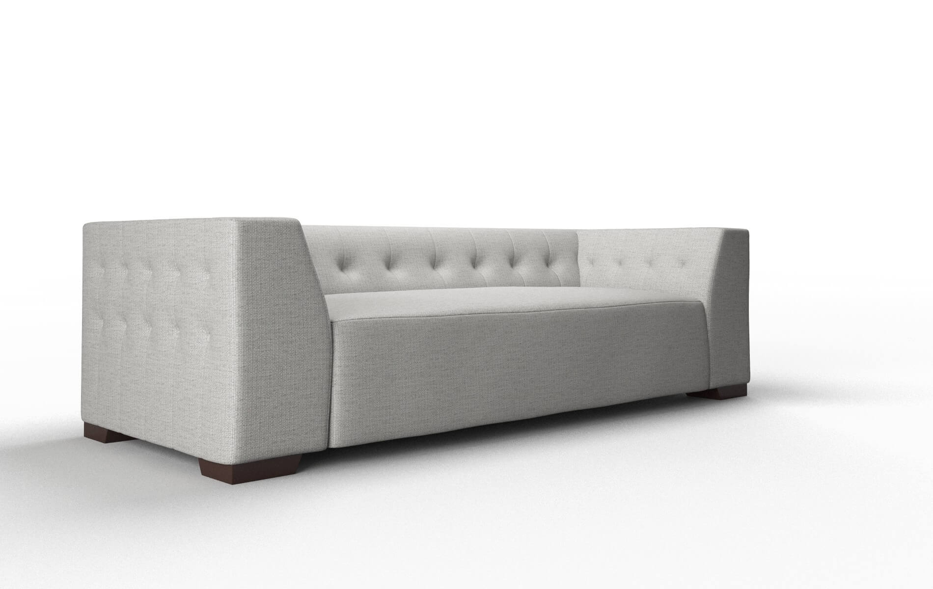 Palermo Parker Silver Sofa espresso legs 2