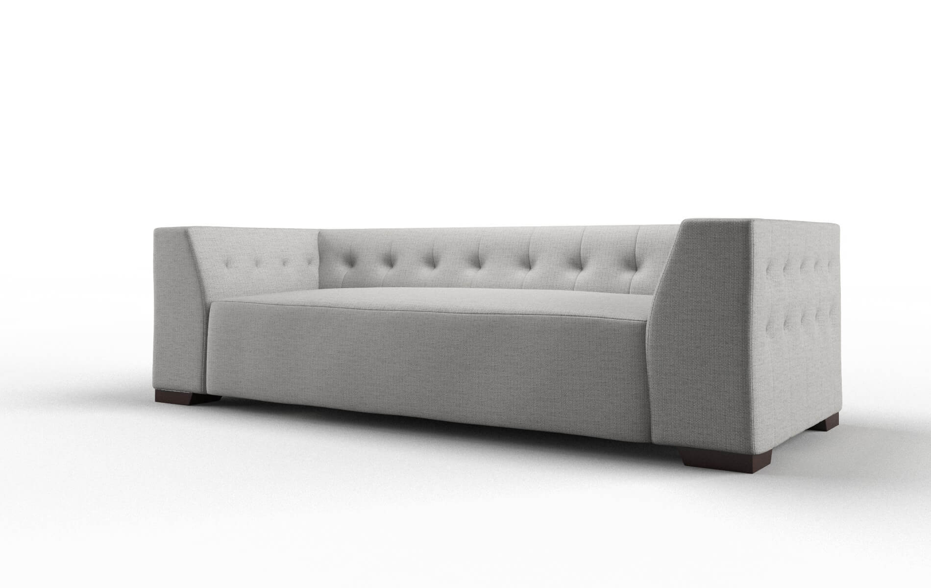 Palermo Parker Silver Sofa espresso legs 4