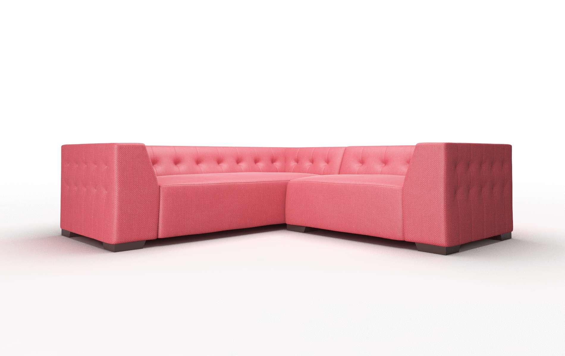 Palermo Pauline Ruby Sectional espresso legs 1