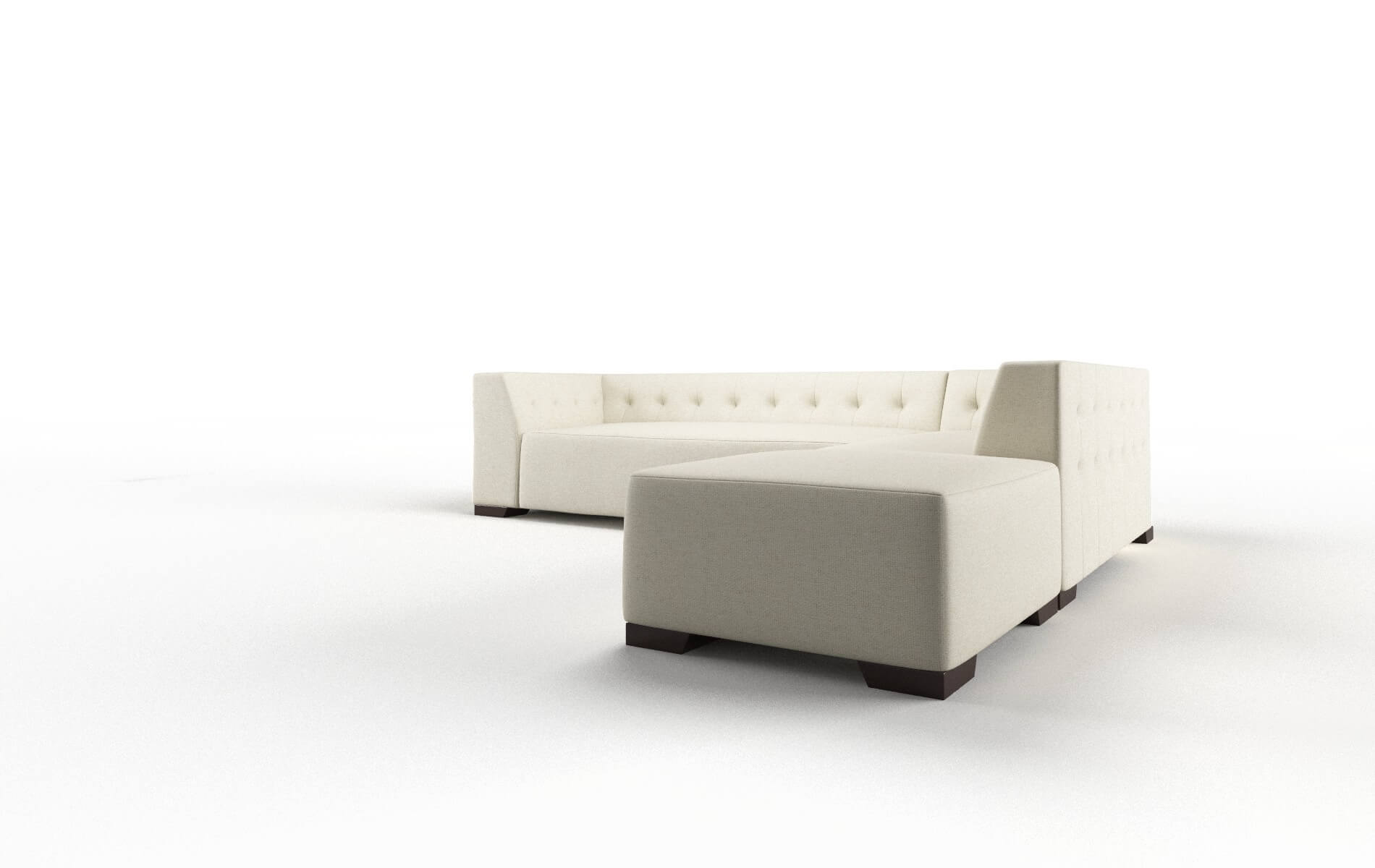 Palermo Phoenix Ivory Panel espresso legs 4