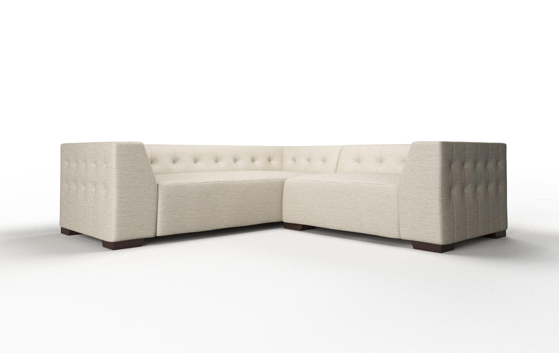 Palermo Prime Dusk Sectional espresso legs 1