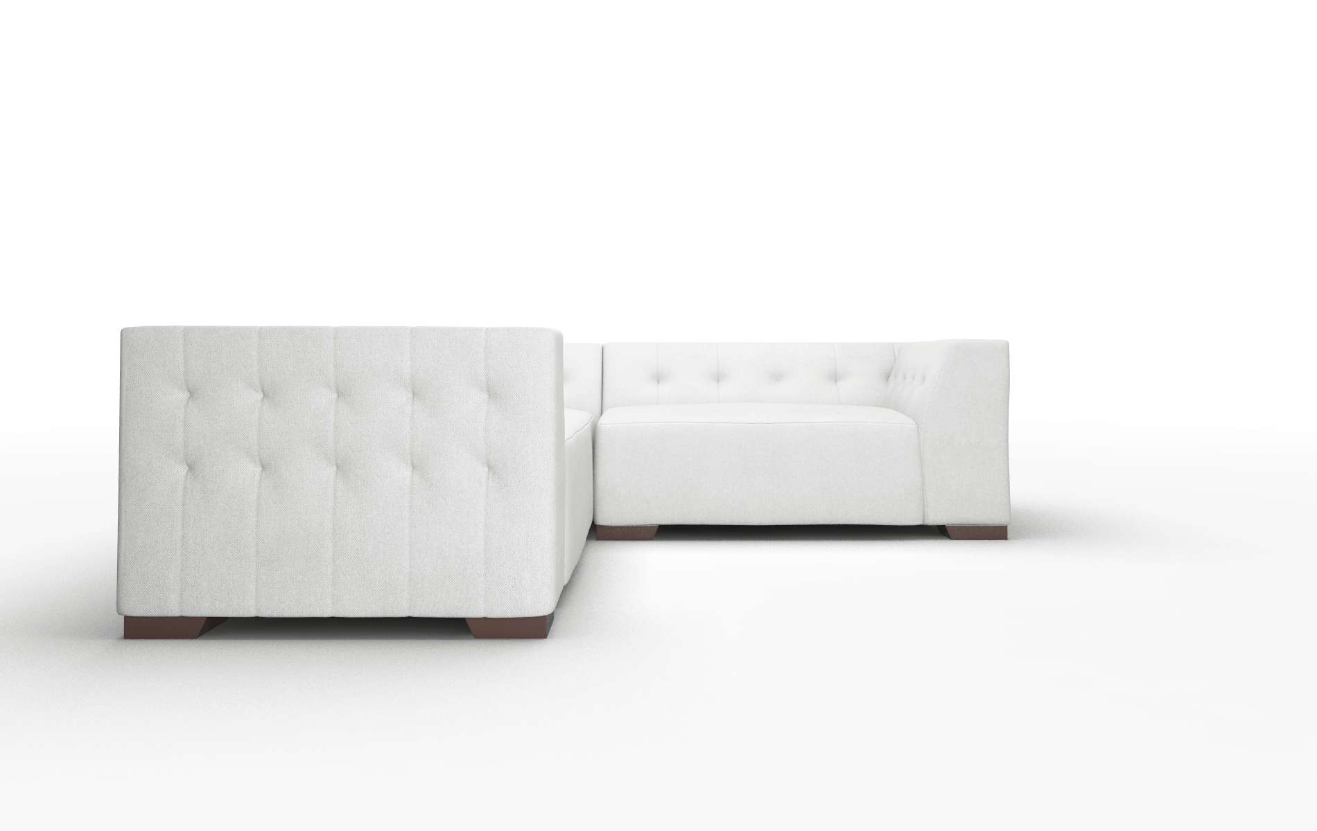 Palermo Prisma Steam Sectional espresso legs 2