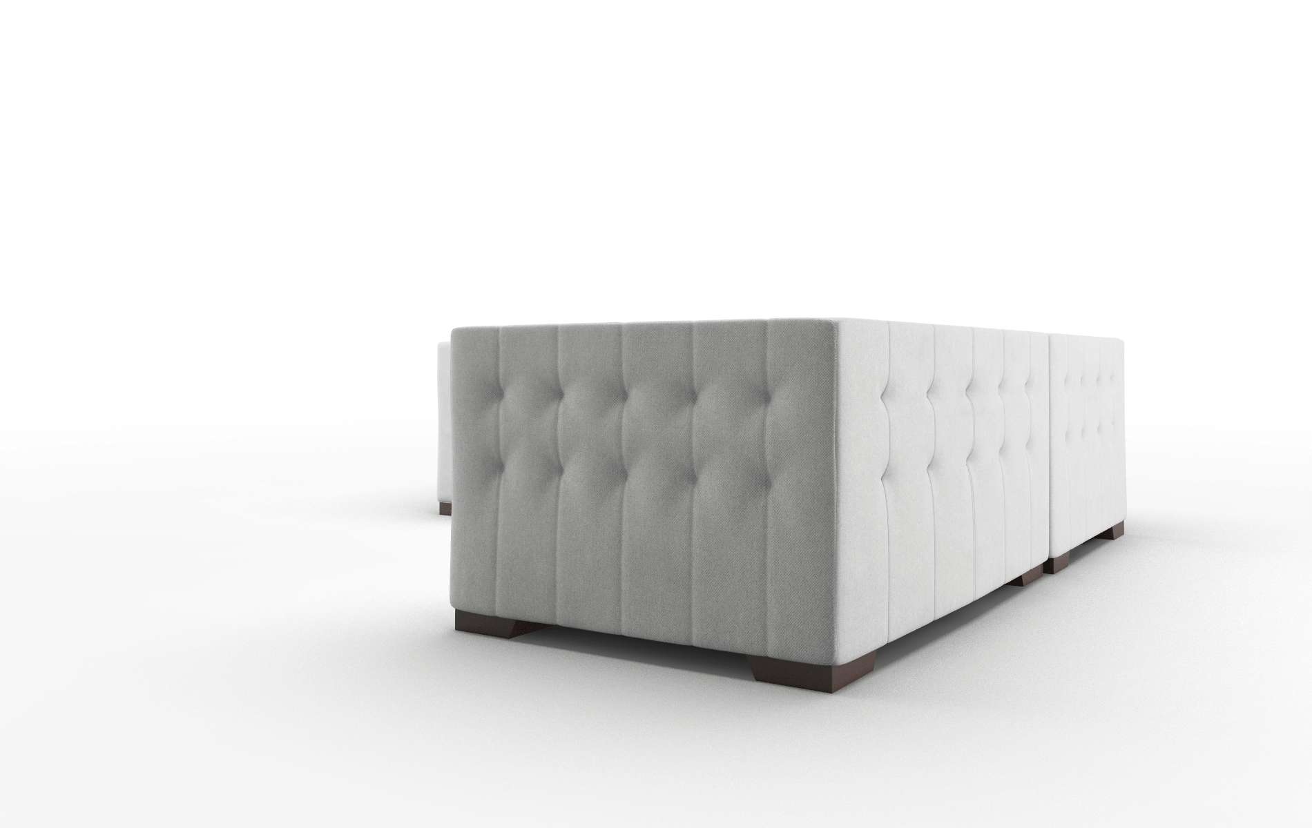 Palermo Prisma Steam Sectional espresso legs 4