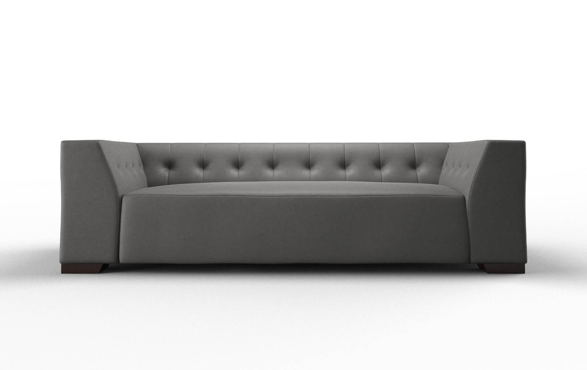 Palermo Rocket charcoal Sofa Espresso Legs  1
