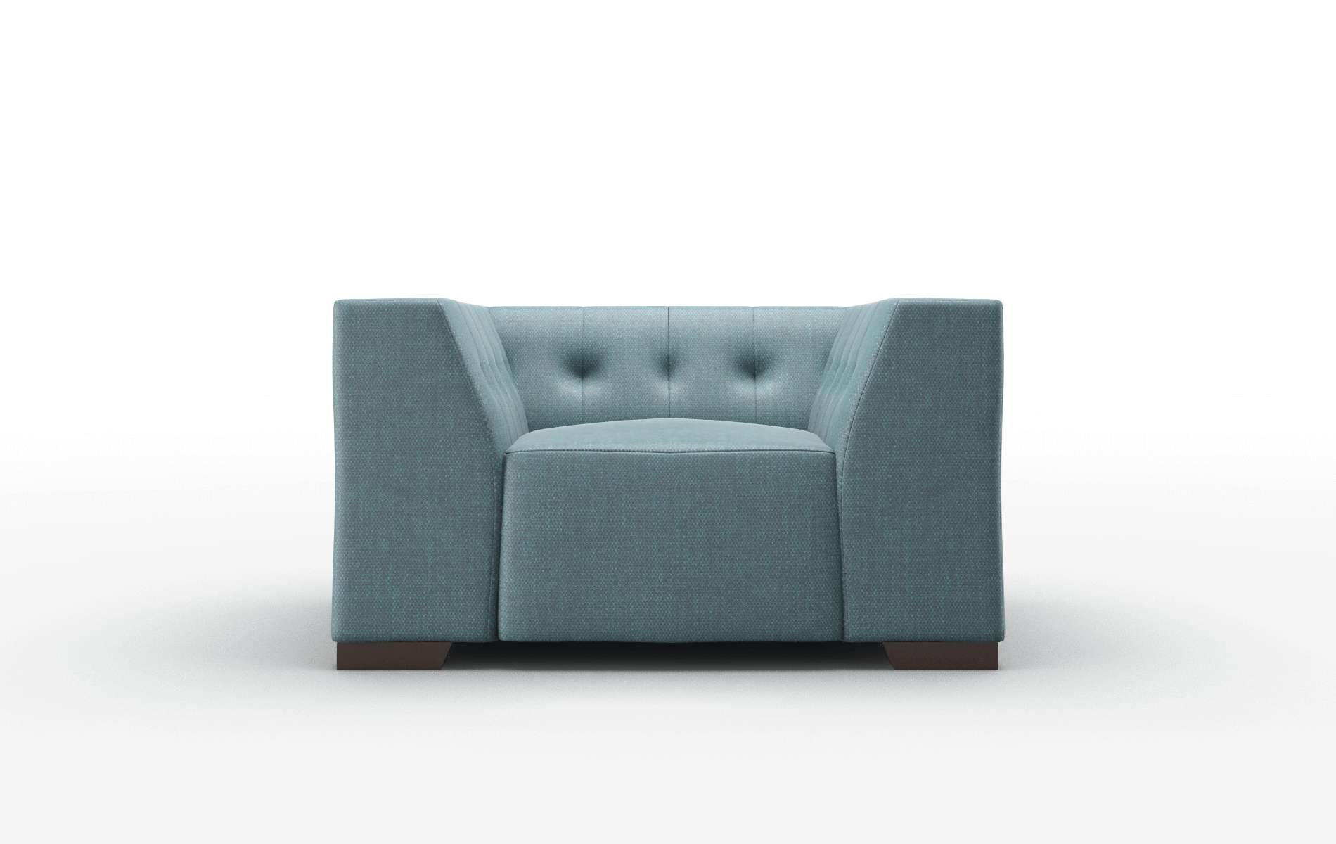 Palermo Rocket peacock Chair Espresso Legs  1