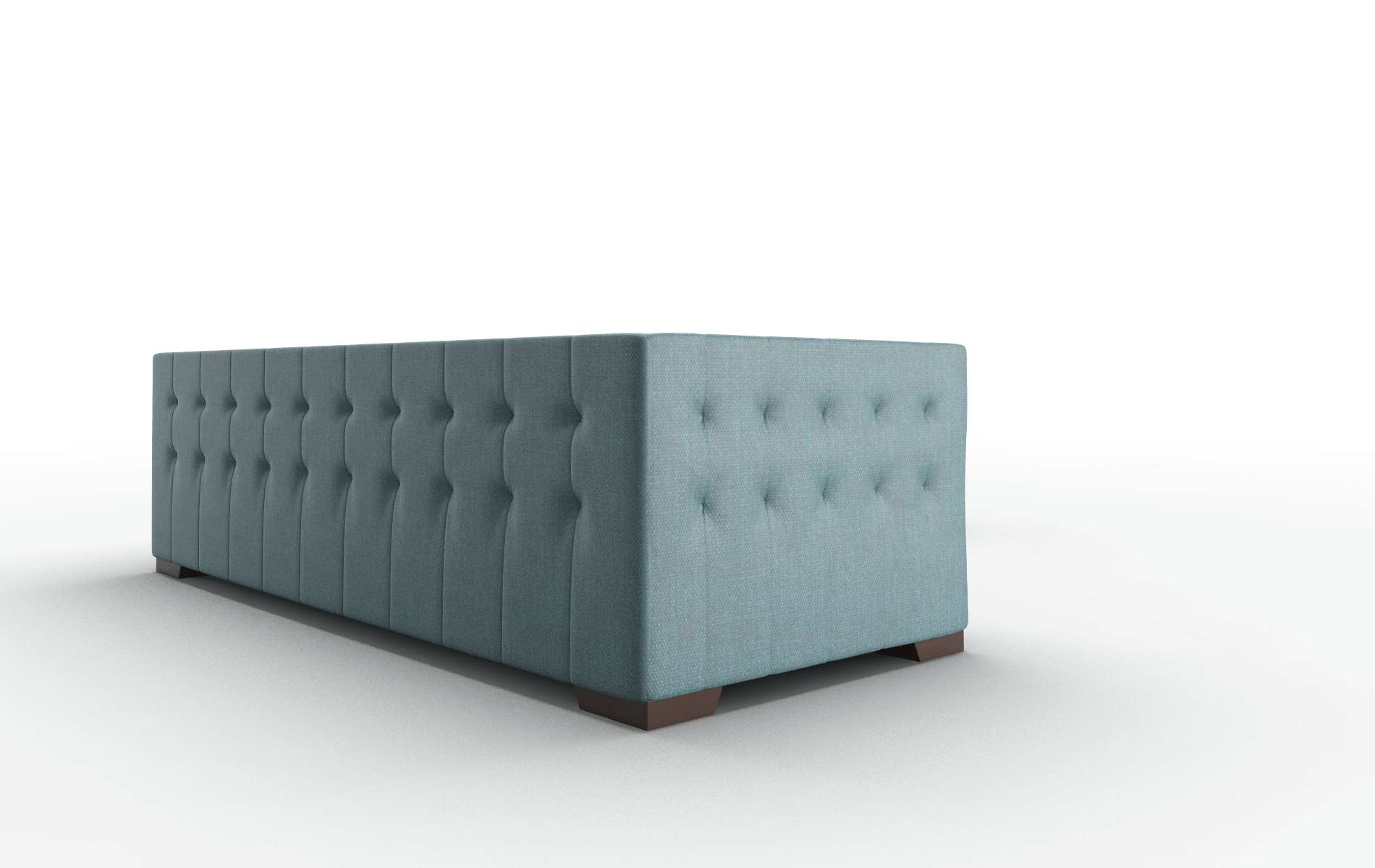 Palermo Rocket Peacock Sectional espresso legs 3