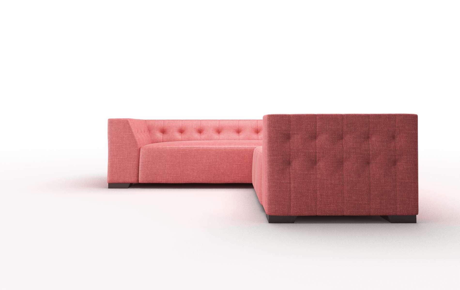 Palermo Royale Berry Sectional espresso legs 5