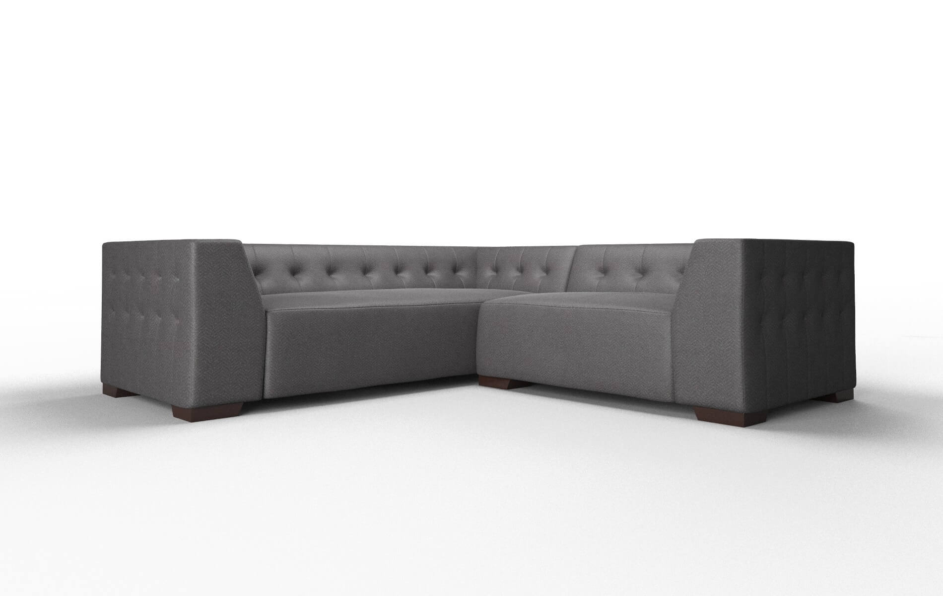 Palermo Royale Eclipse Sectional espresso legs 1