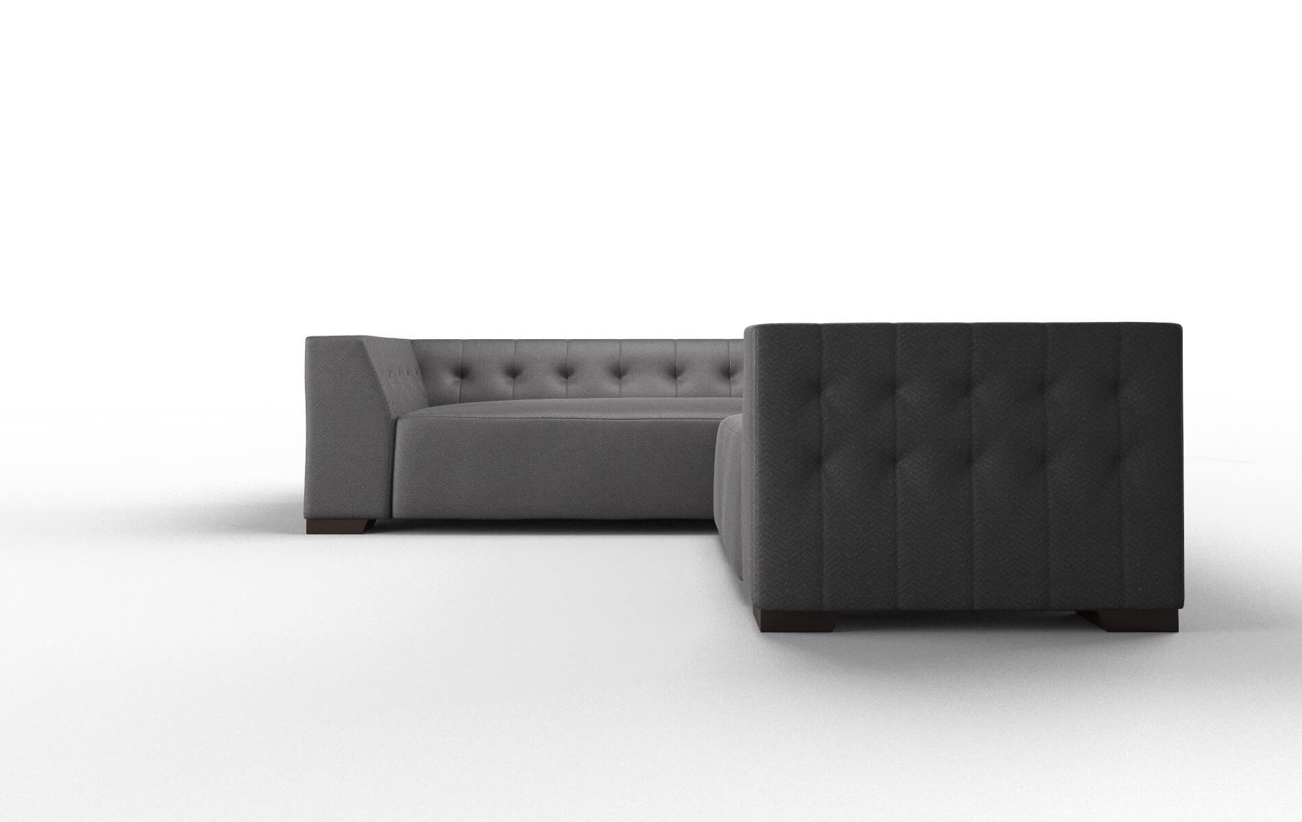 Palermo Royale Eclipse Sectional espresso legs 5