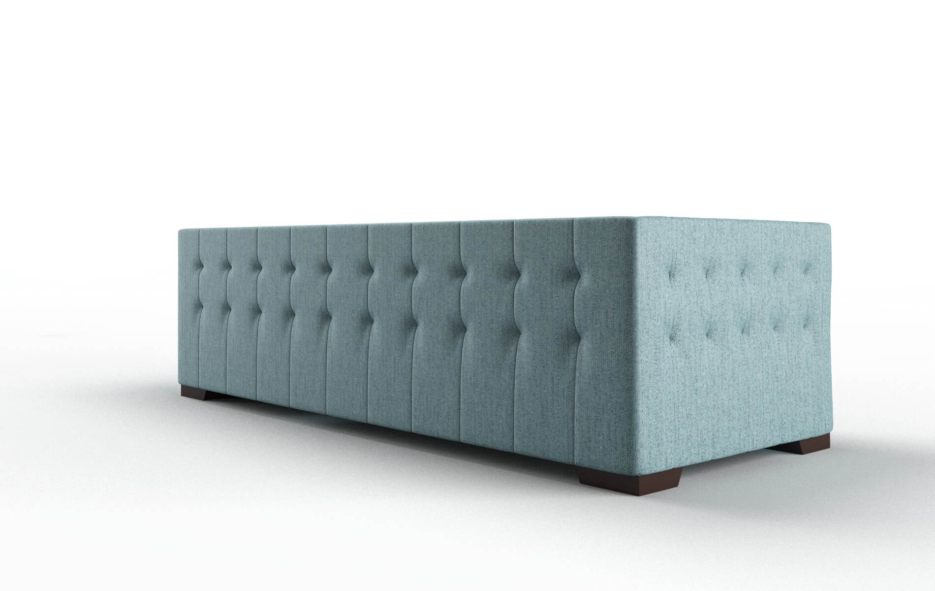 Palermo Sasha Teal Sofa espresso legs 5