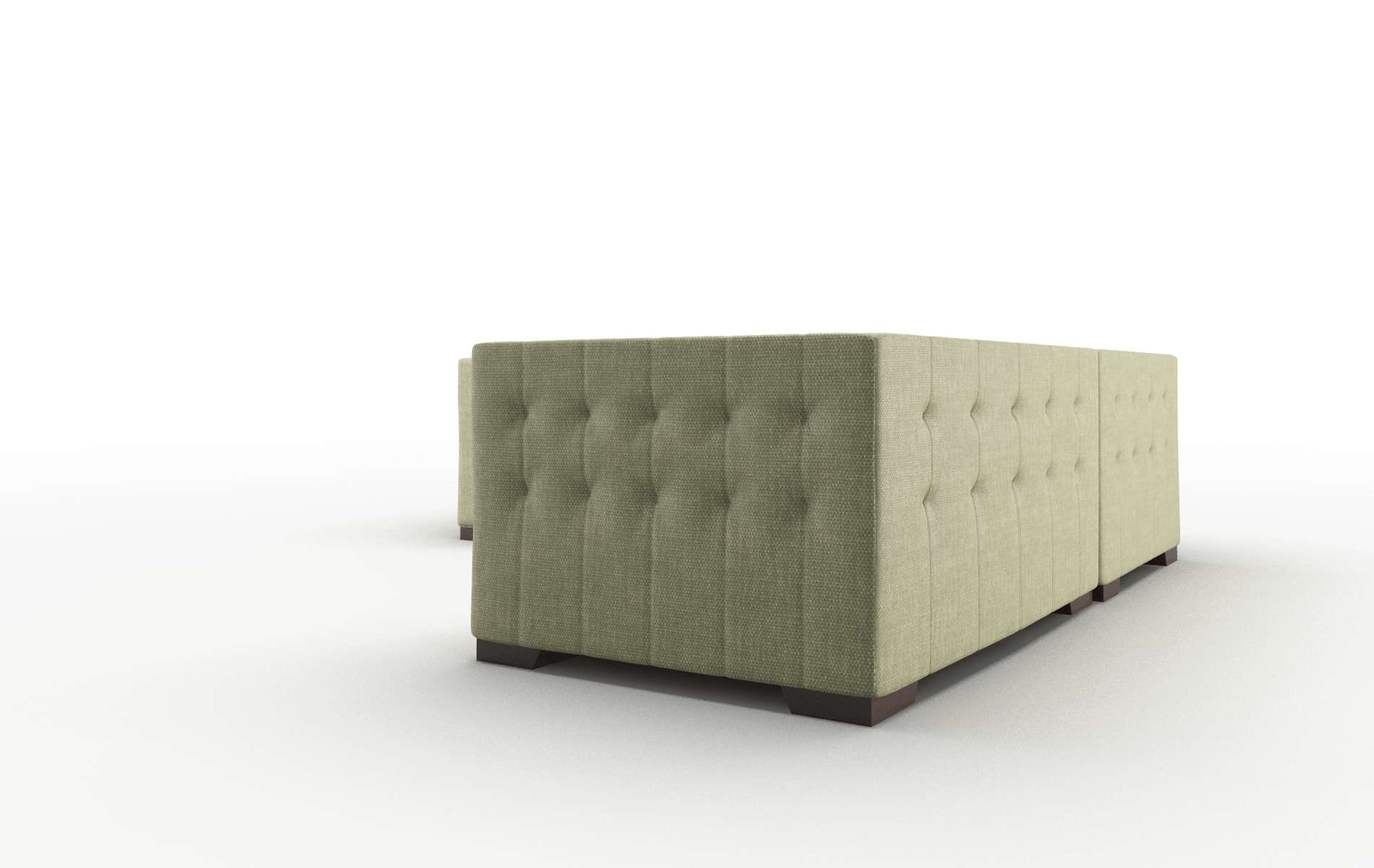 Palermo Simplex Sour_apple Sectional espresso legs 4