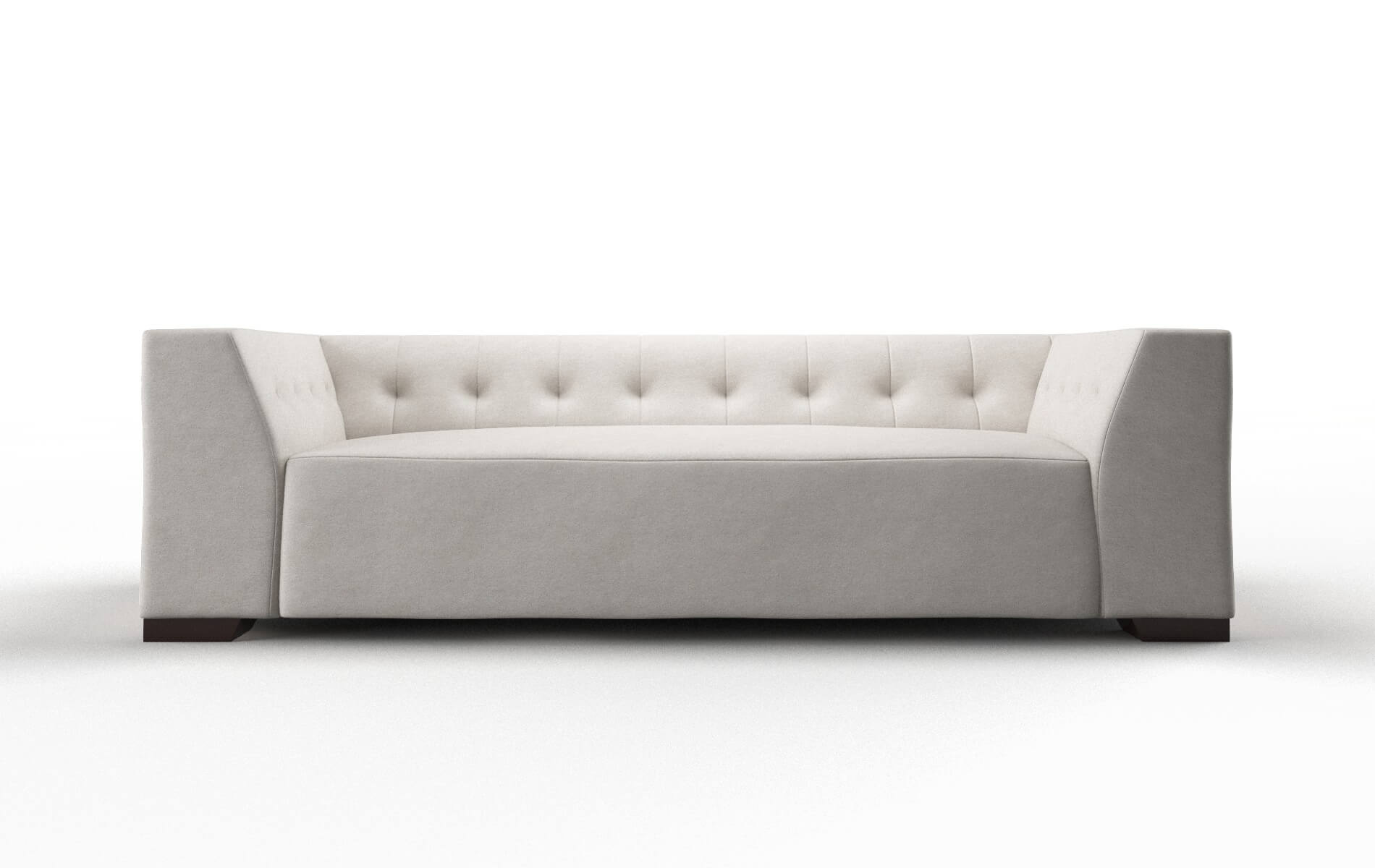 Palermo Suave Dove Sofa espresso legs 1