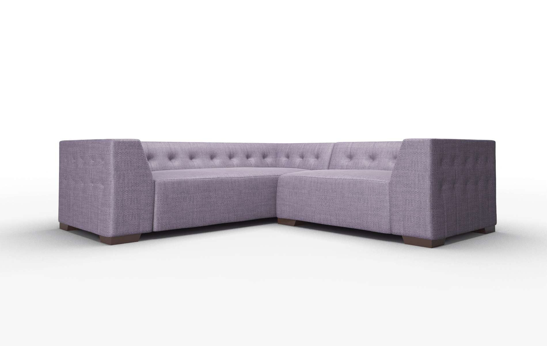 Palermo Tess blackberry Sectional Espresso Legs  1