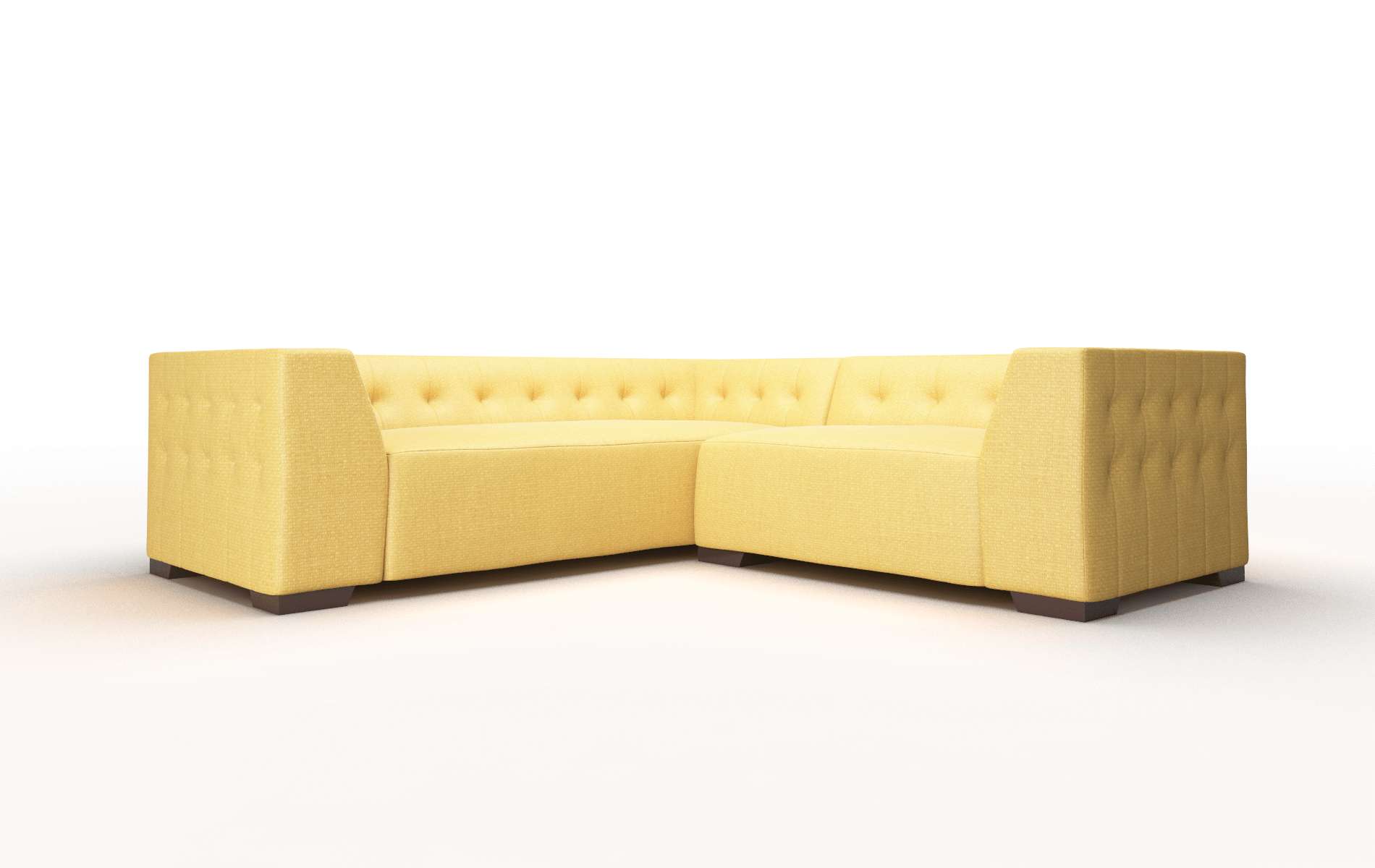 Palermo Tess turmeric Sectional Espresso Legs  1