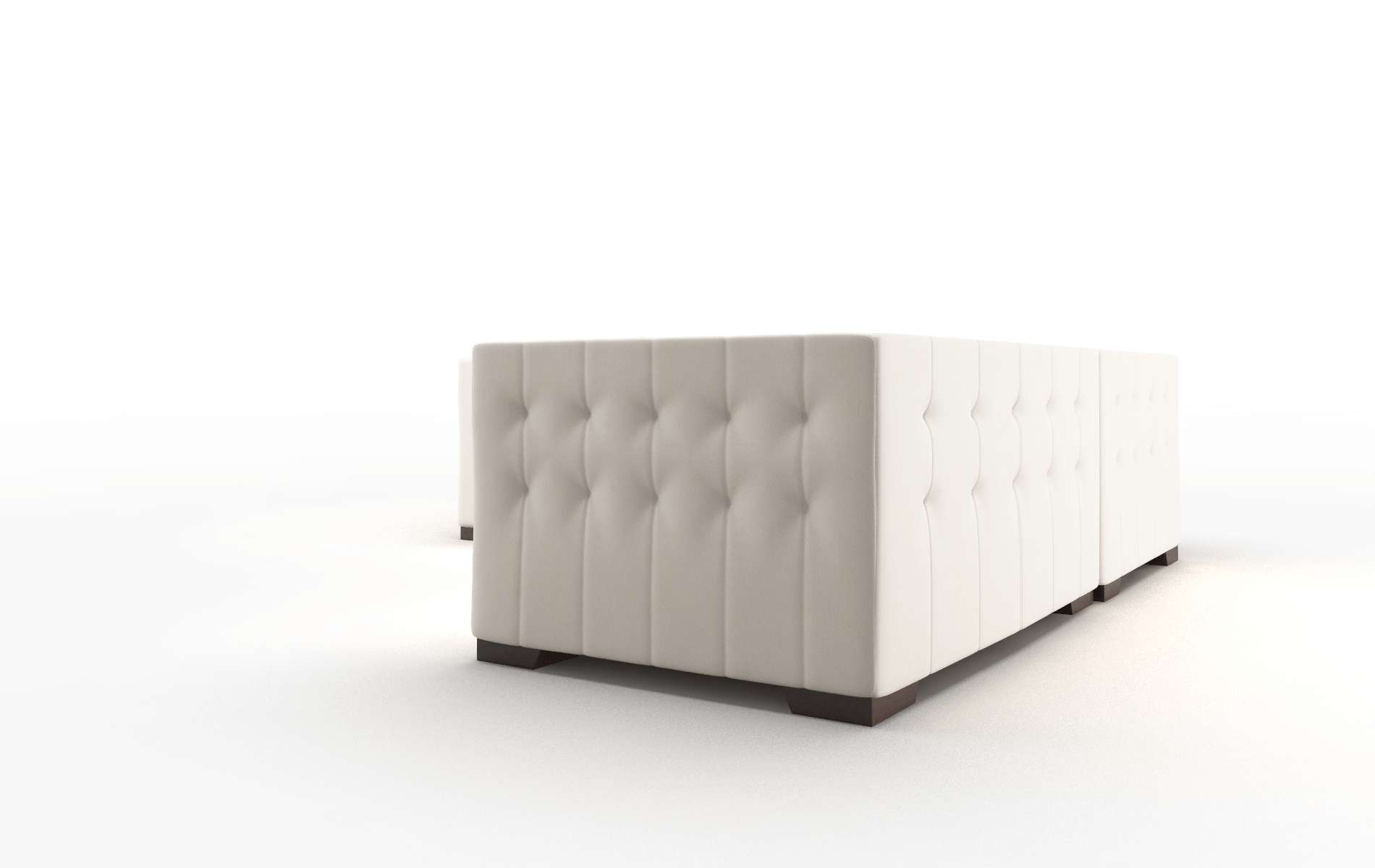 Palermo Urban_d Snow Sectional espresso legs 4