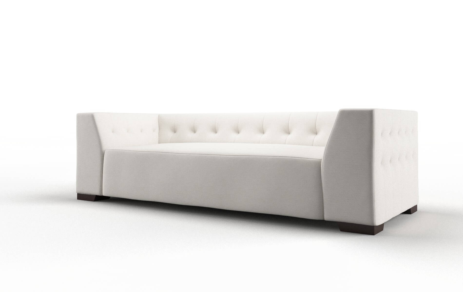 Palermo Venice Eggshell Sofa espresso legs 4