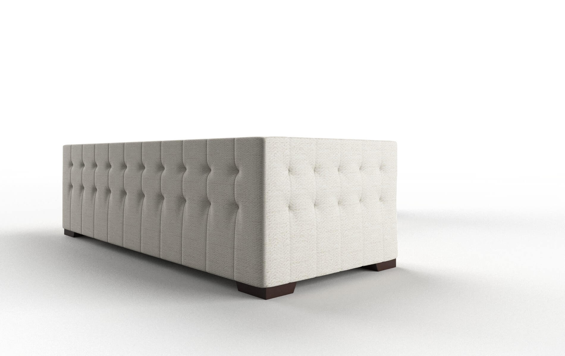 Palermo Venus Cream Sectional espresso legs 3