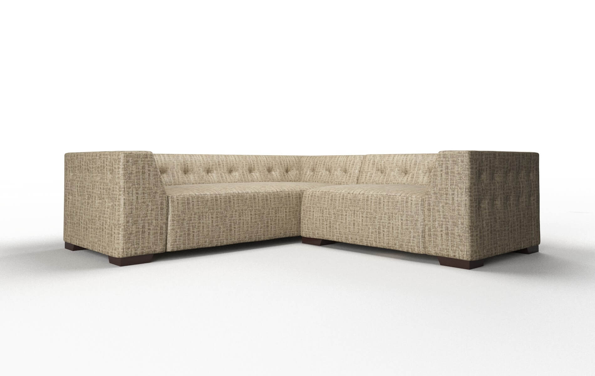 Palermo Venus Mocha Sectional espresso legs 1