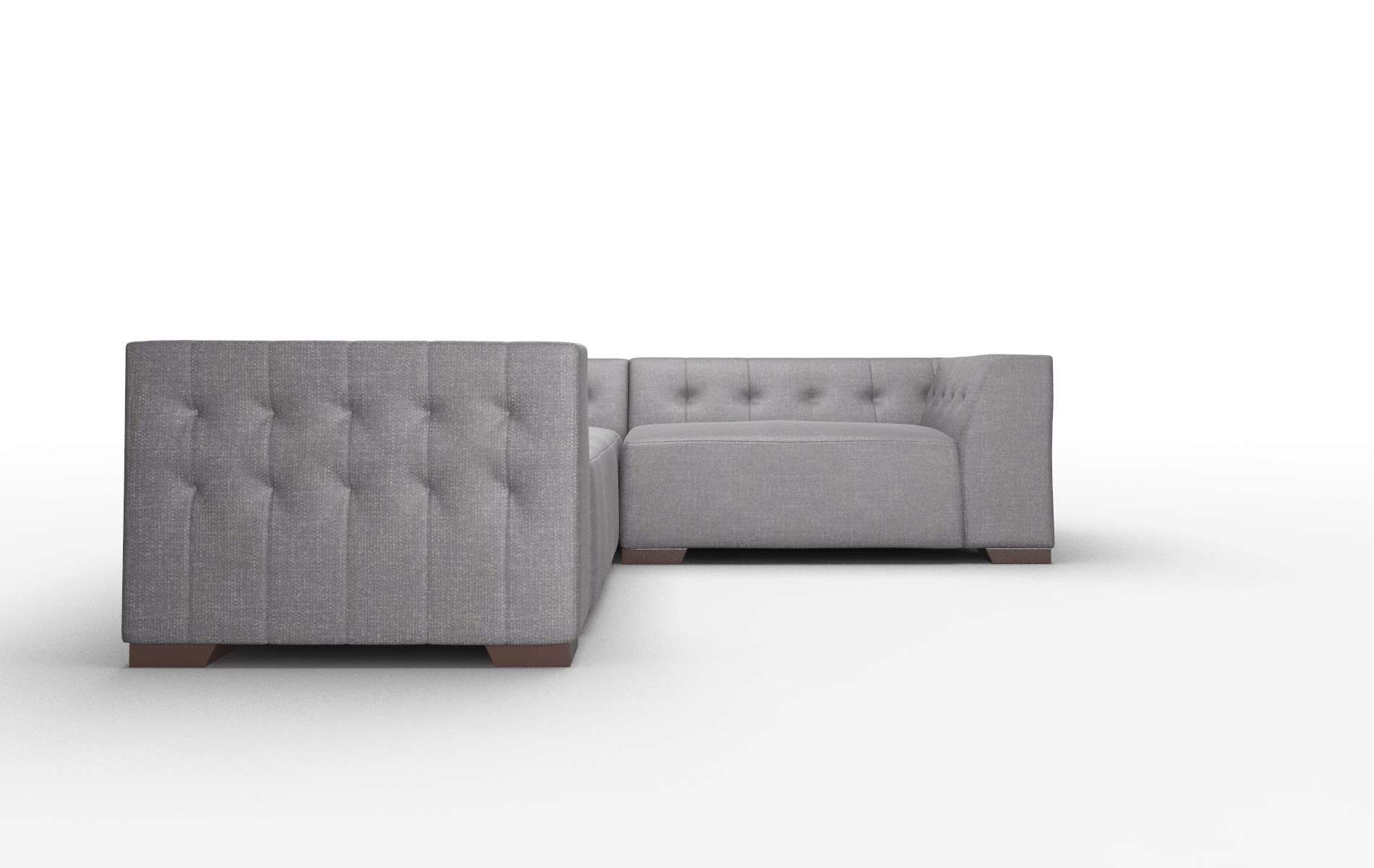 Palermo Venus Onyx Sectional espresso legs 2