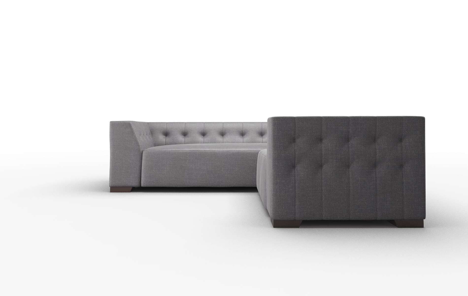 Palermo Venus Onyx Sectional espresso legs 5
