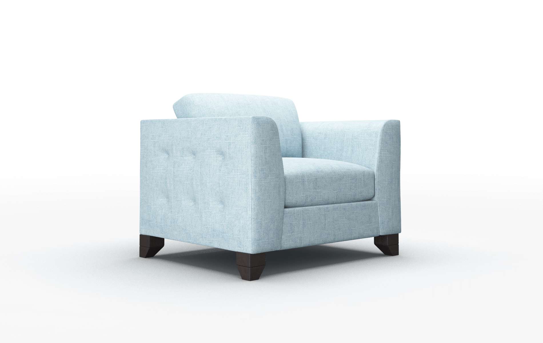 Paris Atlas Turquoise Chair espresso legs 2