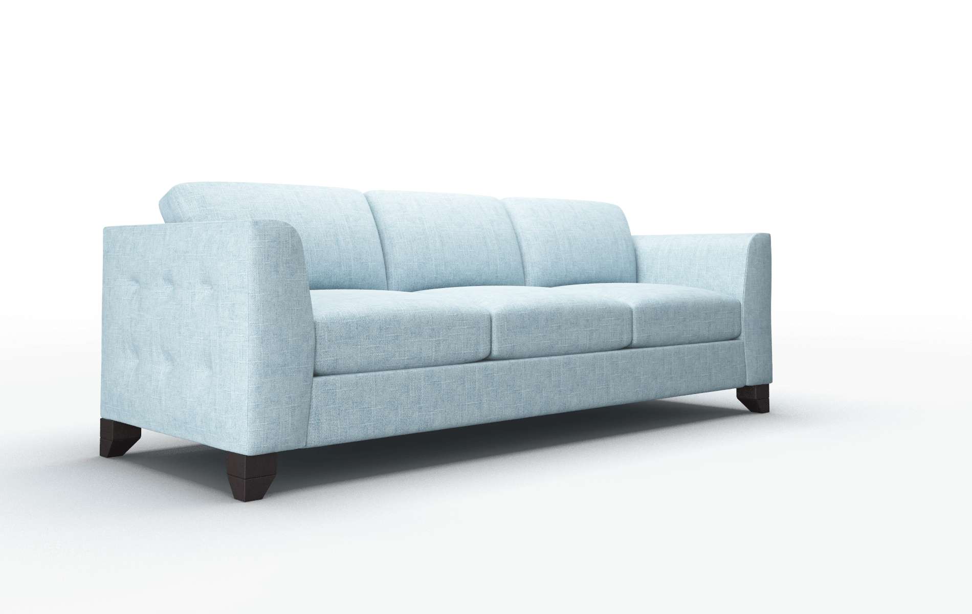 Paris Atlas Turquoise Sofa espresso legs 2
