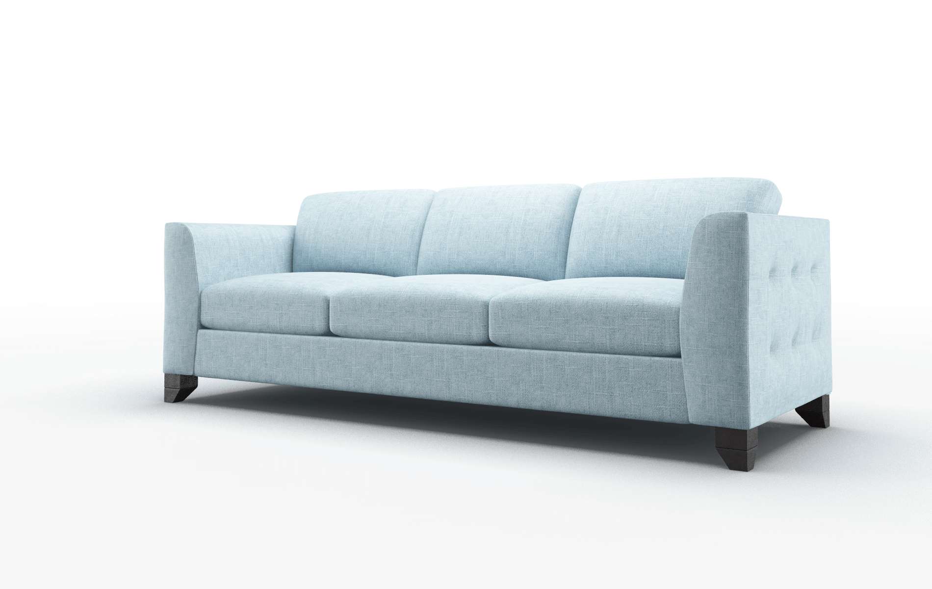 Paris Atlas Turquoise Sofa espresso legs 4