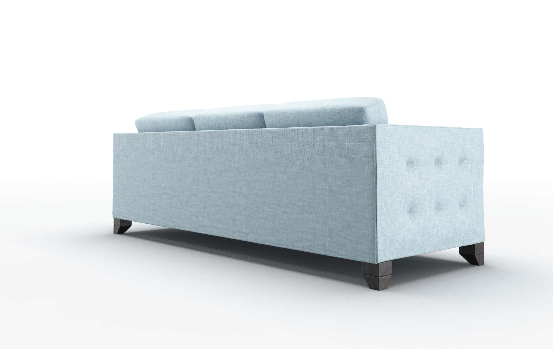 Paris Atlas Turquoise Sofa espresso legs 5