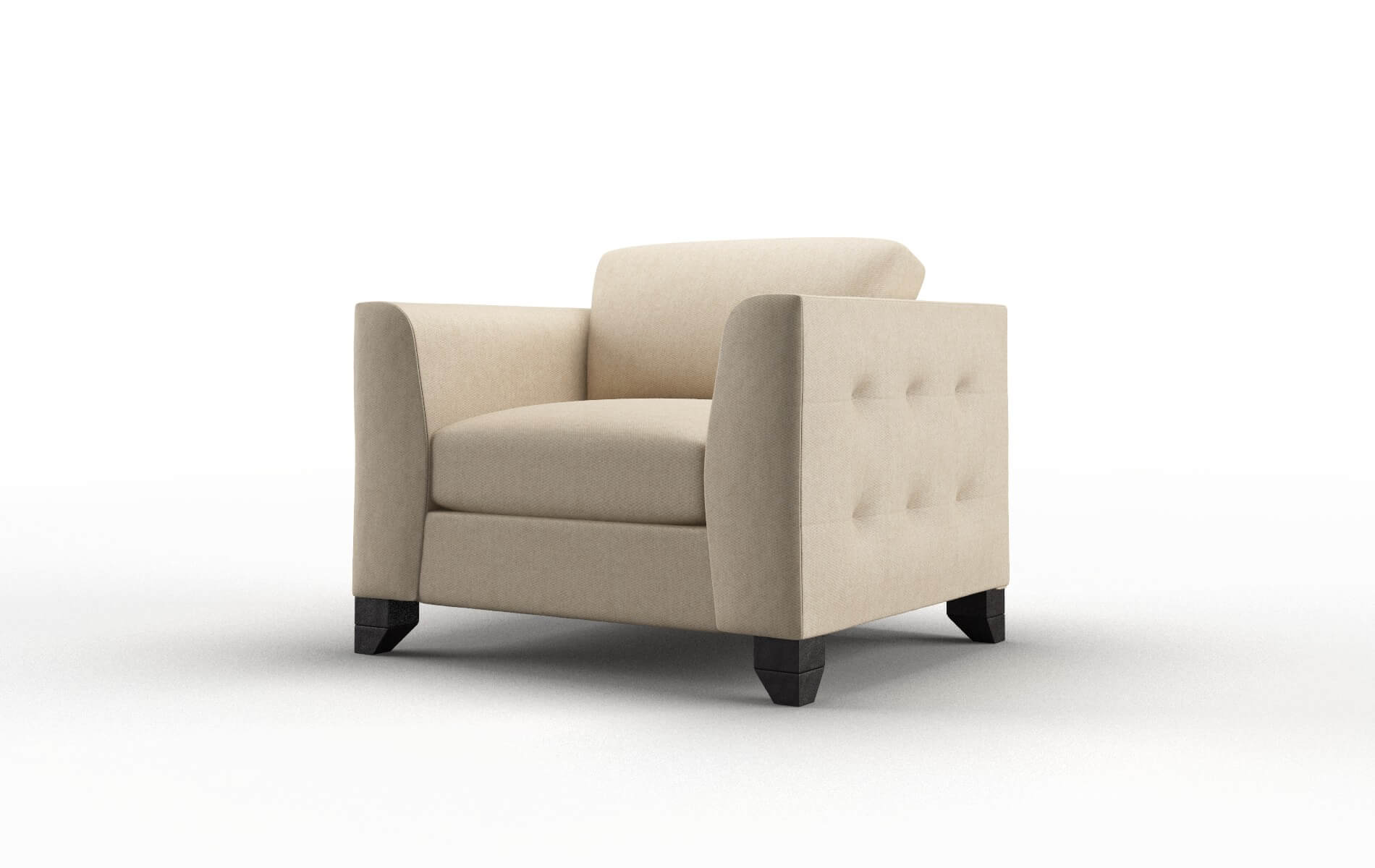 Paris Avenger Burlap Chair espresso legs 4