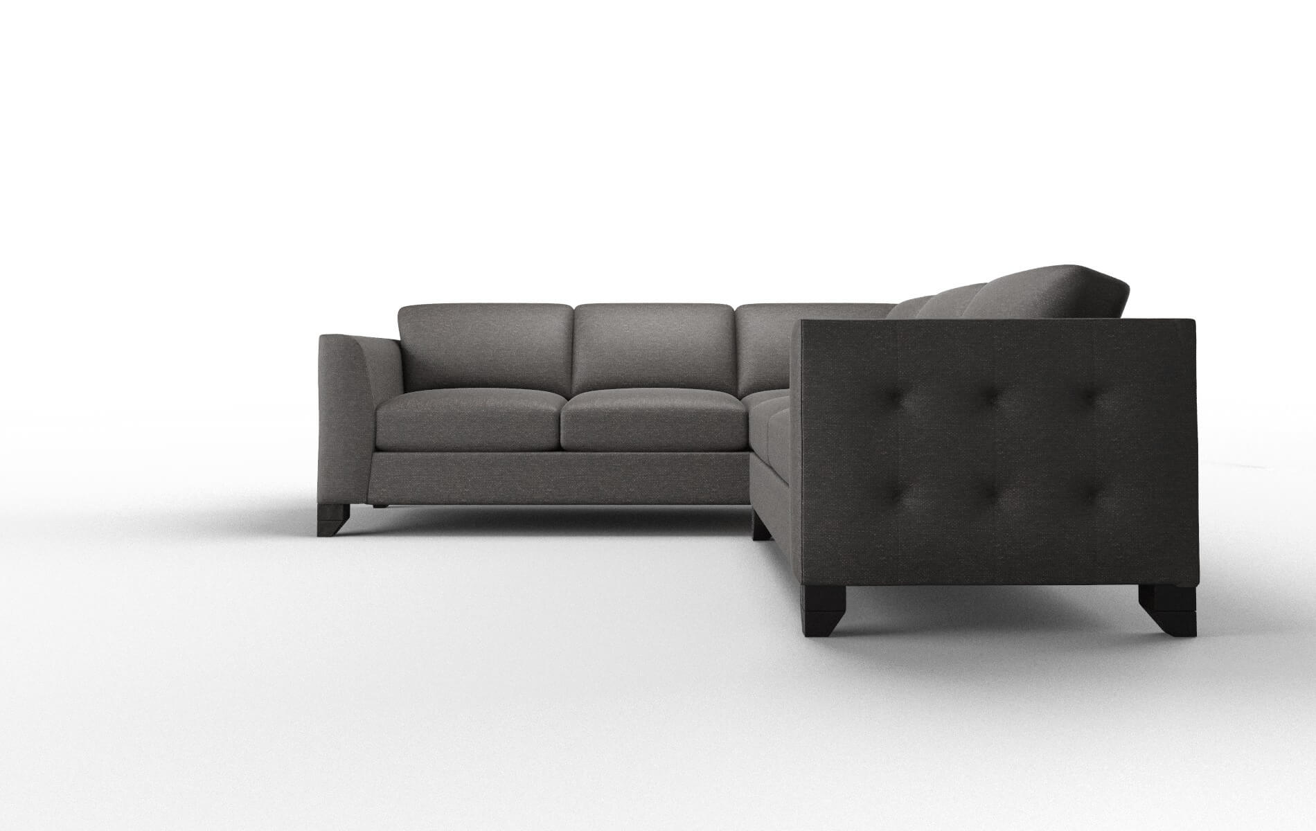 Paris Avenger Denim Sectional espresso legs 5
