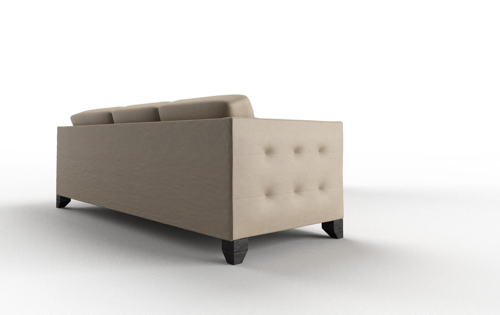 Paris Avenger Driftwood Sectional espresso legs 3