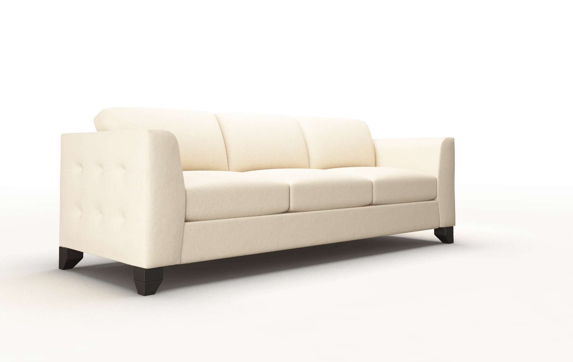 Paris Bella Buckwheat Sofa espresso legs 2