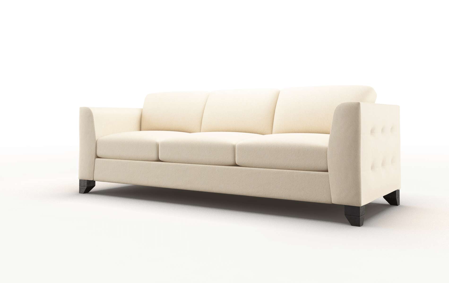 Paris Bella Buckwheat Sofa espresso legs 4