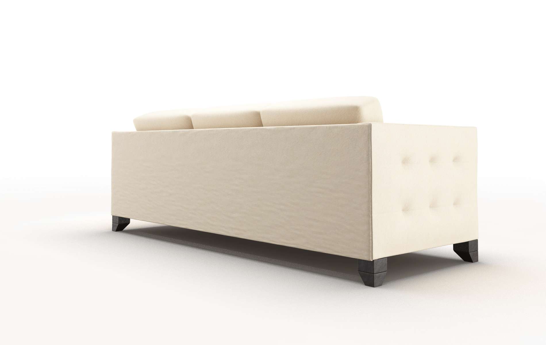Paris Bella Buckwheat Sofa espresso legs 5