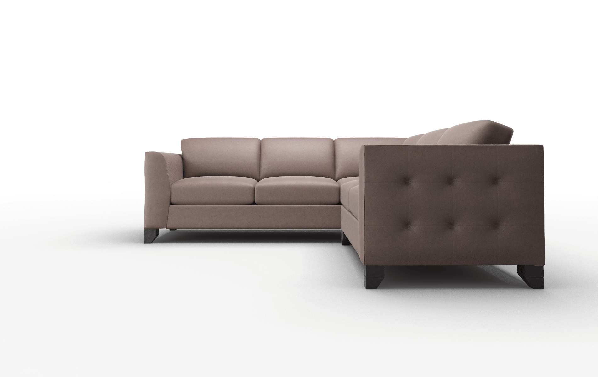 Paris Bella Espresso Sectional espresso legs 5