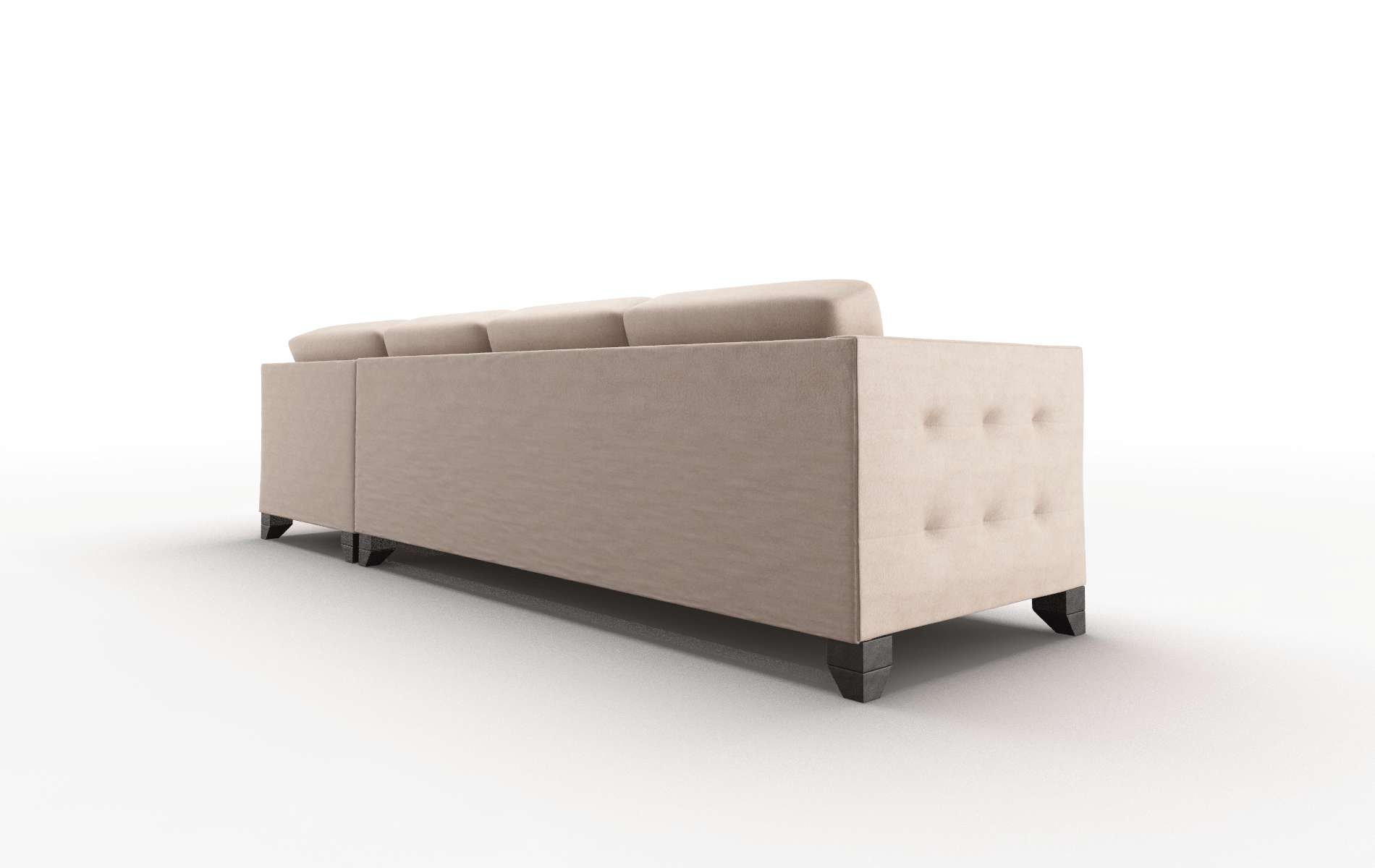 Paris Bella Pewter Panel espresso legs 5