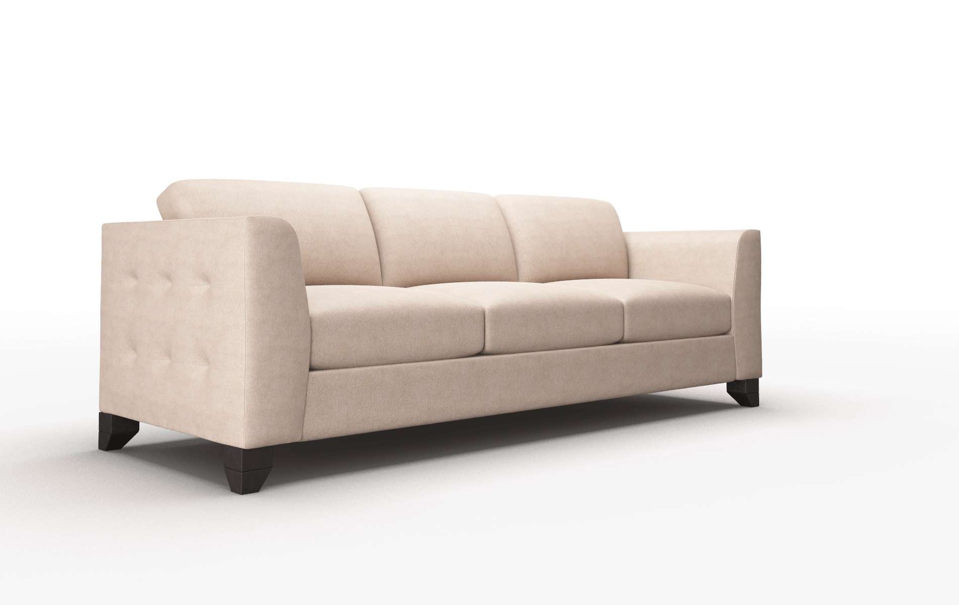 Paris Bella Pewter Sofa espresso legs 2