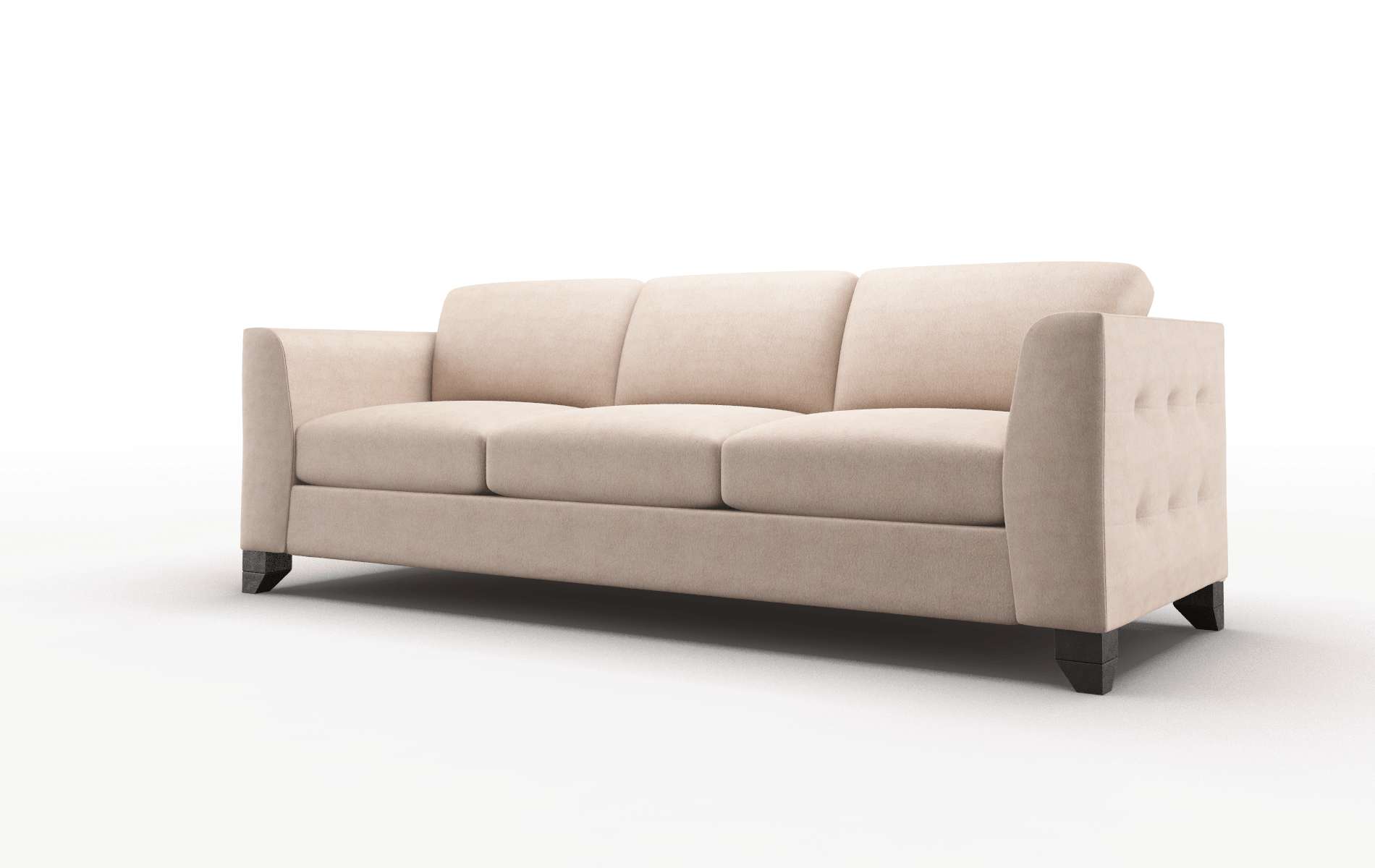 Paris Bella Pewter Sofa espresso legs 4